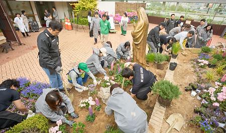 여의도성모병원, IFC SEOUL·한국 딜로이트 그룹과 ‘희망의 정원’ 조성